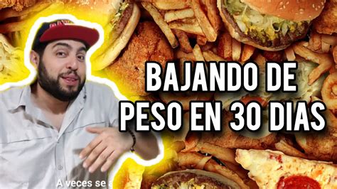 Reto Bajando De Peso En Dias Dia Youtube