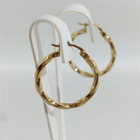 Kt Yellow Gold Earring Catawiki