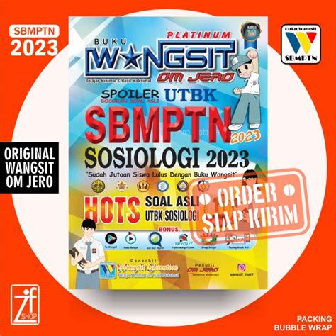 Jual Buku Wangsit Om Jero Utbk Sbmptn Sosiologi Platinum 2023 Shopee