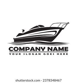 Speed Boat Art Vectorspeed Boat Clipart Stock Vector (Royalty Free ...