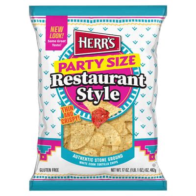 Herr S Herr S Tortilla Chips Restaurant Style Party Size Oz