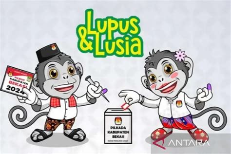 Lupus Dan Lusia Jadi Maskot Pilkada Kabupaten Bekasi