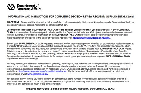 Va Form 20 0995 Printable Fillable In Pdf Va Form