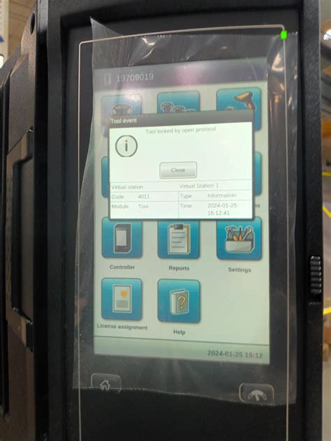 Atlas Copco Power Focus 6000 Tool Locked By Open Protocol Rplc