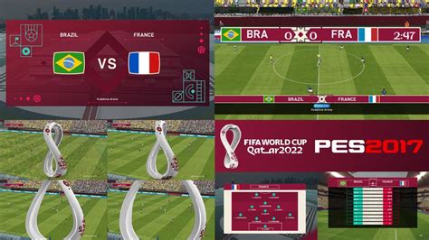 Download the real World Cup 2022 scoreboard for PES 17 تحميل سكوربورد