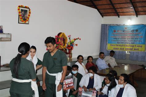 Dental Screening Camp At Mathru Chaya Trust Rajarajeswari Dental