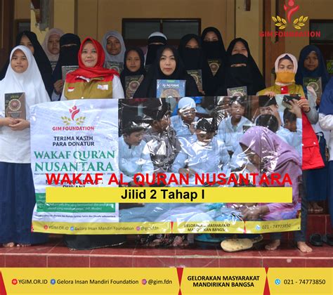 Gerakan Wakaf Al Quran Nusantara Gimf Gelorakan Masyarakat