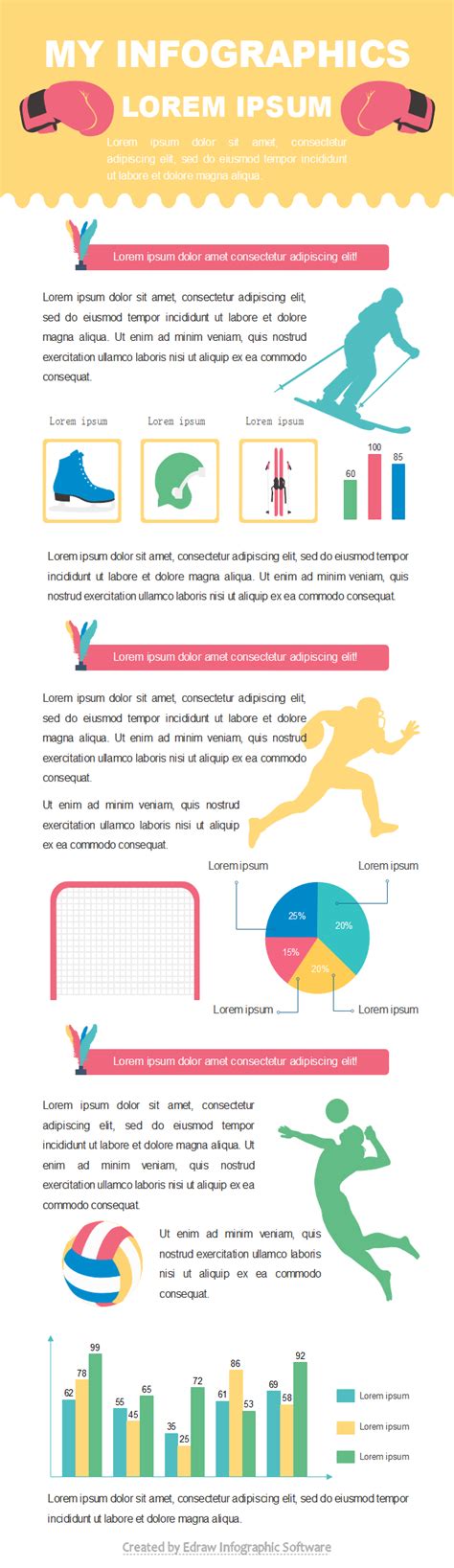 Sport Report Infographic Free Sport Report Infographic Templates