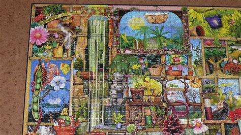 Grandioses Gartenregal Premium Puzzle Ravensburger 1000 Teile