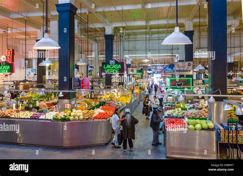 Grand Central Market On Broadway In Downtown Los Angeles California