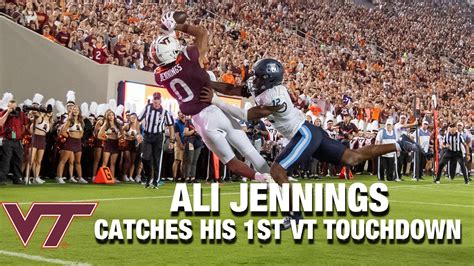 Ali Jennings Catches His First Virginia Tech Touchdown YouTube