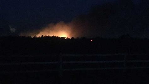 Crews Working 50 Acre Brush Fire In Martin County