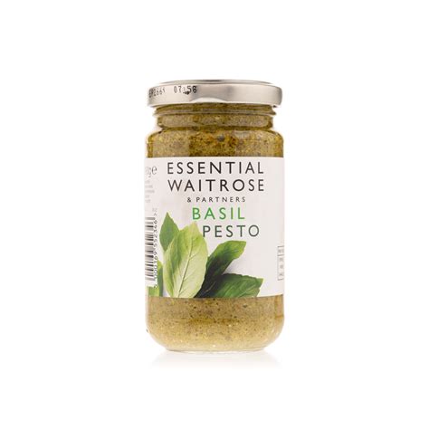 Waitrose Essential Basil Pesto G Spinneys Uae