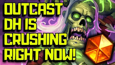 Outcast DH Is The Best Hearthstone Deck Right Now YouTube