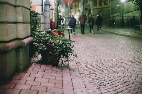 Free Images Pedestrian Street Sidewalk Alley Cobblestone City