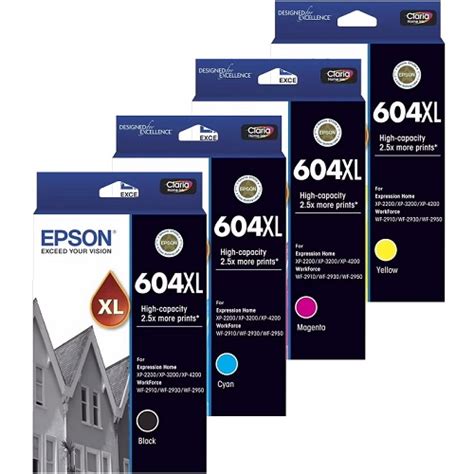 Epson 604XL 4 Pack Genuine Ink Cartridges Ink Depot