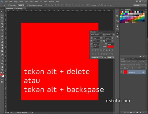 2 Cara Merubah Warna Layer Pada Adobe Photoshop Belajar Desain Grafis