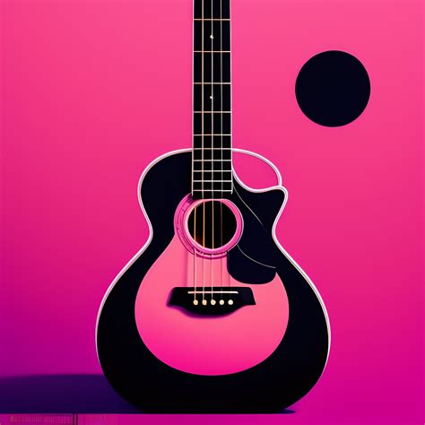 pink guitar clip art