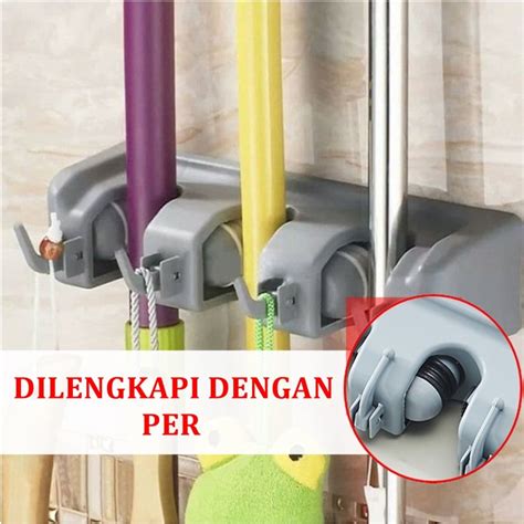 Jual Small Mop Holder Gantungan Sapu Gantungan Sapu Alat Pel Dengan