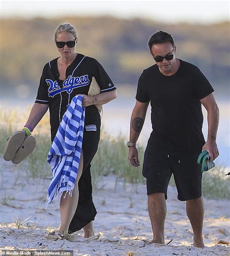 Ant Mcpartlin And Wife Anne Marie Take An Afternoon Stroll On Beach Ahead Of Im A Celeb Launch