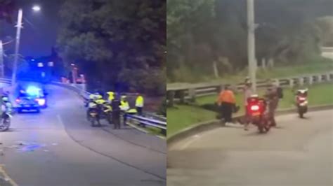 Policías Que Perseguían Ladrones Fueron Robados Al Sufrir Accidente En Bogotá Lakalle