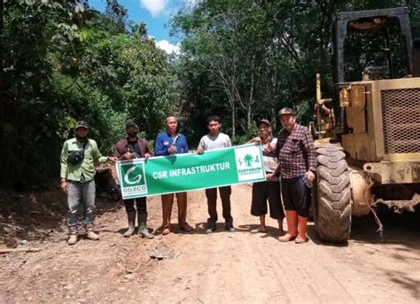 CSR PT Agro Perbaiki Jalan Desa Masyarakat Pagar Jati Benakat Ucapkan