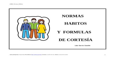 Normas Habitos Y Formulas De Cortes A Libro Normas Y H Bitos Autor