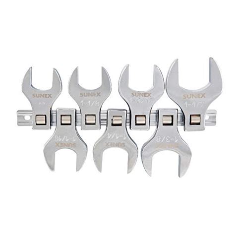 Sunex 9720a 12 Polegada Unidade Jumbo Sae Crowfoot Wrench Set 1 Inch