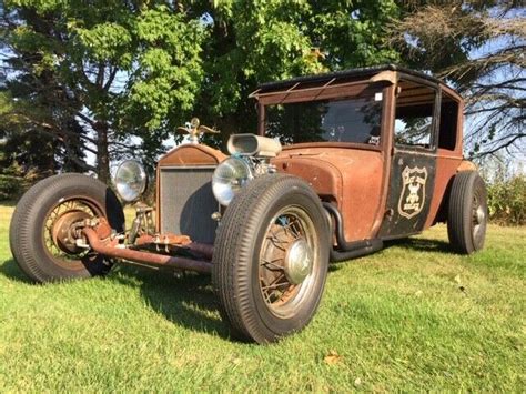 1927 Ford Model T Tudor Sedan Rat Rod Hot Rod Classic Ford Model T