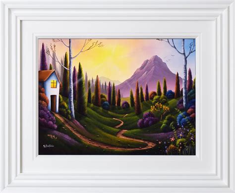 Mountain Hideaway Original Art For Sale British Art Hideaway Limited