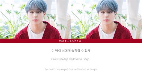 Bts Jimin Promise Lyrics Eng Rom Han Youtube