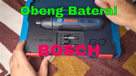 Obeng Bor Baterai Bosch Go Gen Screwdriver Bosch Youtube