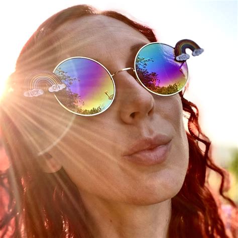 Rainbow Sunglasses Gay Pride Week Sunnies Mirror Glasses Etsy