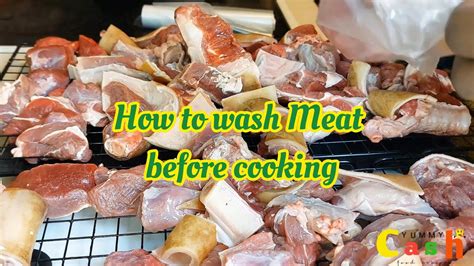 Clean Meat How To Wash Goat Meat Meat Wash Cleaning Vinegar