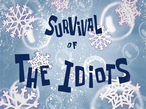 Spongebob Squarepants Survival Of The Idiots Dumped Nickstory Wiki