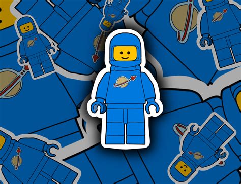 Classic Space Astronaut 1986 Lego Figure Custom Vinyl Etsy