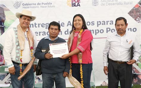 Entrega SDR Apoyos Para El Campo Poblano En Sierra Nororiental SICOM