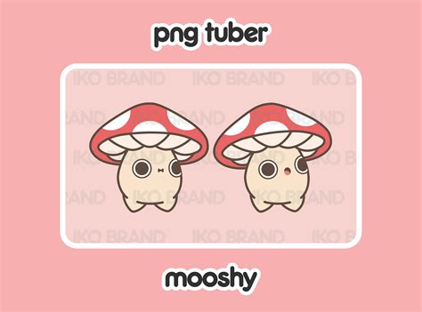 Pngtuber Mushroom Chibi Cute Kawaii Twitch Youtube Vtuber Streaming