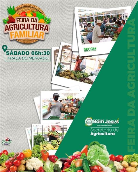 Feira Da Agricultura Familiar Prefeitura Municipal De Bom Jesus Do