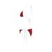 Solid Red Custom Bikini Swimsuit ID D906312