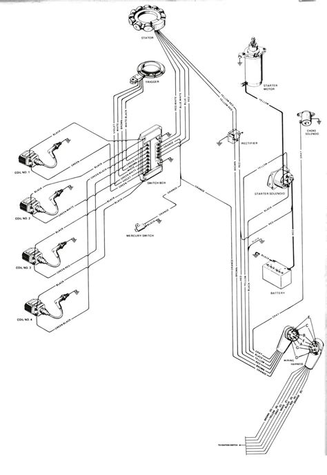 4 Stroke Mercury Outboard Wiring Diagram Schematic