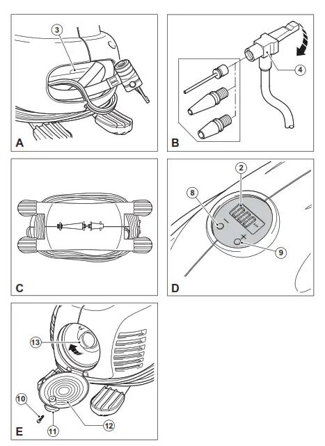 Black Decker Asi La Multi Purpose Inflator Instruction Manual