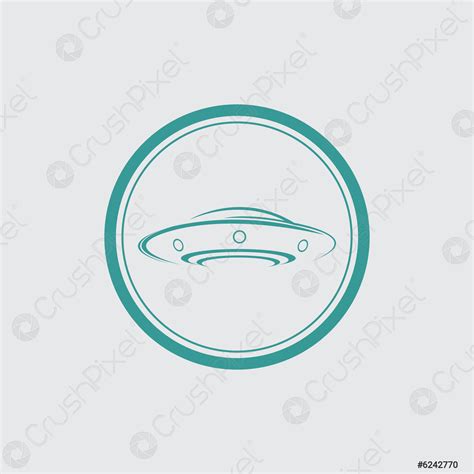 UFO Vector Logo Template Illustration Design Stock Vector 6242770