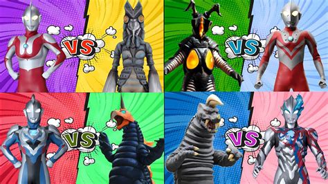 Ultraman Vs Alien Baltan Zetton Vs Zoffy Taro Vs Orb Dark Orb