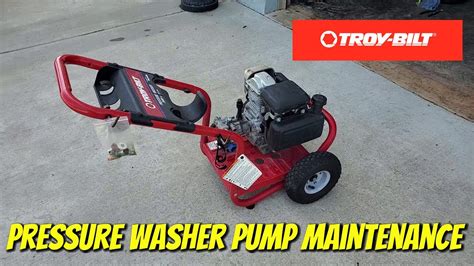 Troy Bilt Pressure Washer Pump Repair YouTube