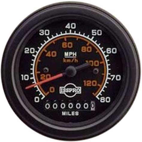 3 38 Inch Programmable Electric Speedometer 0 80 Mph W Odometer