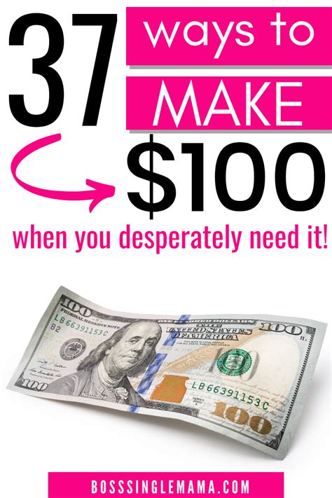 How To Make 100 Dollars A Day 53 Creative Ways To Make Quick Money