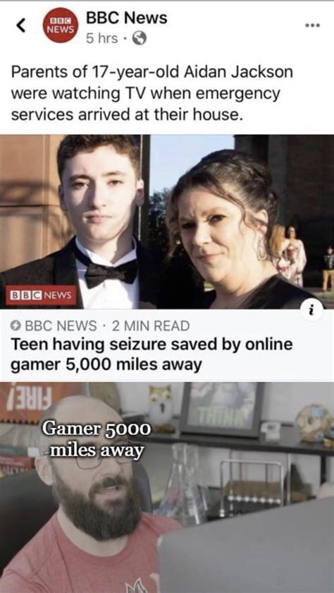 Teen Saved By Online Game A Pro Gamer Move Gag