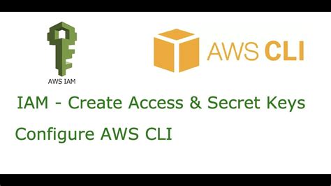 Configure Aws Cli With Access Secret Keys Youtube