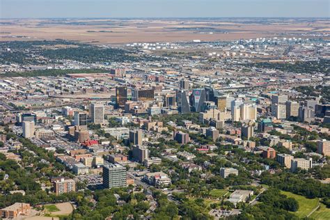 Aerial Photo Downtown Regina